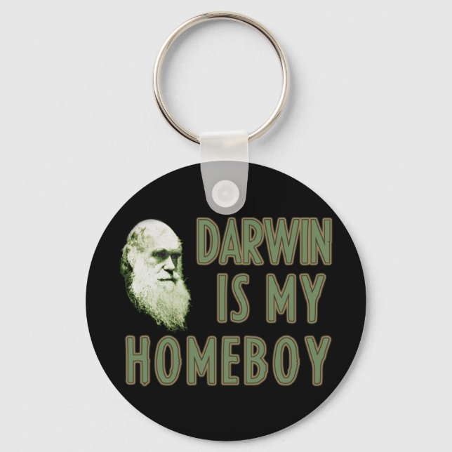 Llavero Darwin es mi Homeboy (Anverso)