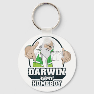 Llavero Darwin es mi Homeboy (color completo)