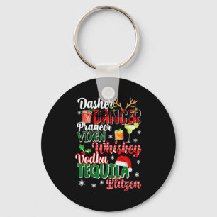 Llavero Dasher Dancer Prancer Vixen Moscato Vodka Tequila 