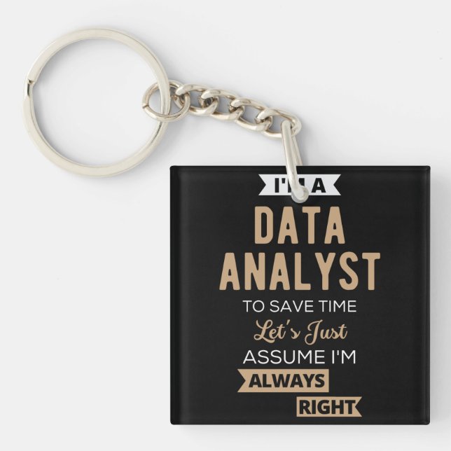 Llavero Data Analyst (Frente)