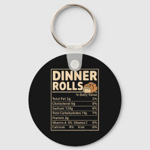Llavero Datos Nutricionales de Panecillos para Cena Divert