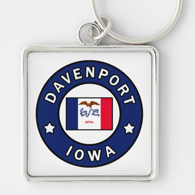 Llavero Davenport Iowa (Frente)