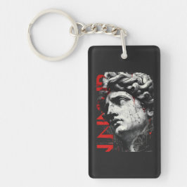 Llavero David Bust Edgy Arte Callejero Moderno