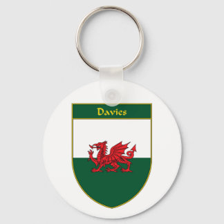 Llavero Davies Welsh Flag Shield