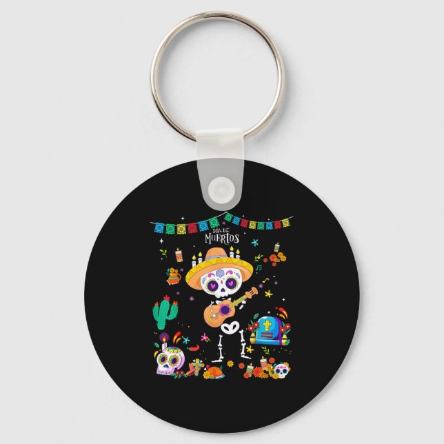 Llavero Day Of The Dead Kids Boys 2025 Dia De Los Muertos  (Anverso)