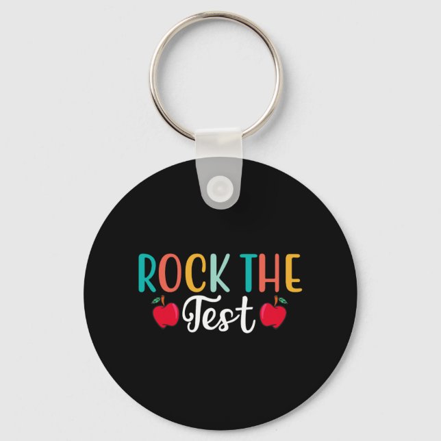 Llavero Day Rock The Test Teacher Testing Day 1 (Anverso)