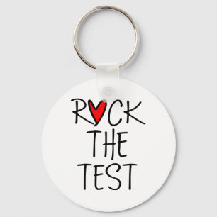 Llavero Day Rock The Test Teacher Testing Day Diez Gracios