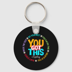 Llavero Day Rock The Test Teacher Testing Day You Got This