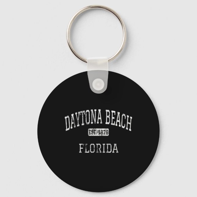 Llavero Daytona Beach Florida Fl Vintage (Anverso)
