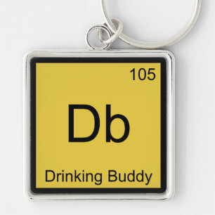 Llavero Db - Tee De Símbolo De Elemento De Química Buda De