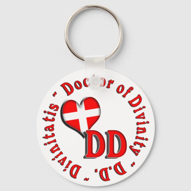 LLAVERO DCIRCULAR ACRONYM LOGO MÉDICA DE DIVINIDAD (Anverso)