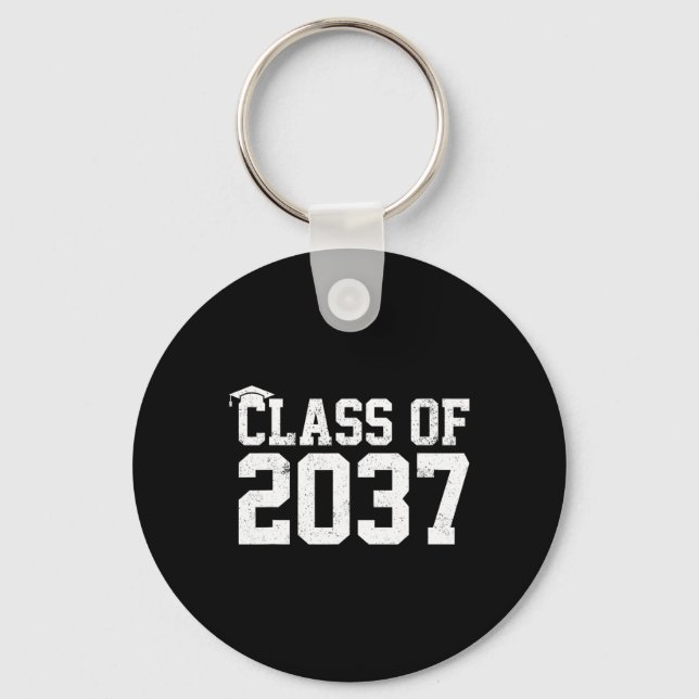 Llavero De 2037 Crecer Con Mí Graduación Primer Día De Edu (Anverso)