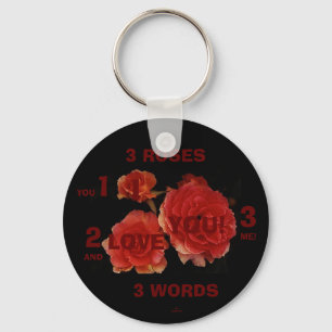 Llavero de 3 PALABRAS de los ROSAS 3