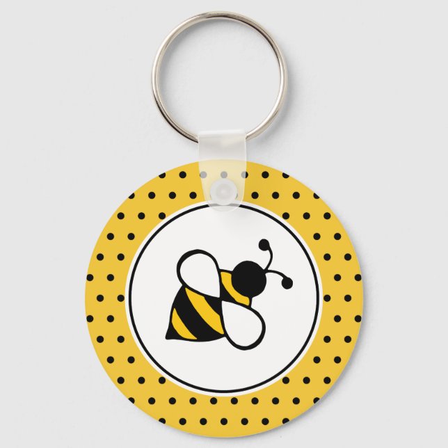 Llavero de abeja de miel (Anverso)