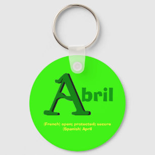 Llavero de Abril