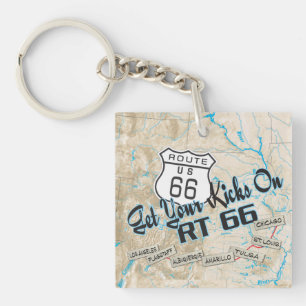 Llavero de acrílico 15e de la ruta 66