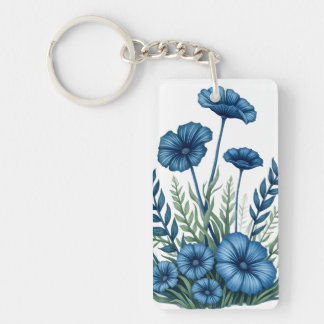 Llavero de acrílico botánico | Regalo para amantes