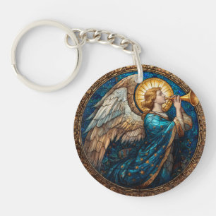 Llavero de acrílico con diseño de ángel