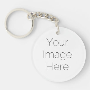 Llavero de acrílico con foto única personalizada