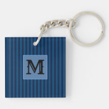 Llavero de acrílico con inicial personalizada, ray