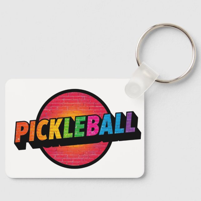 Llavero de acrílico de Pickleball (Anverso)