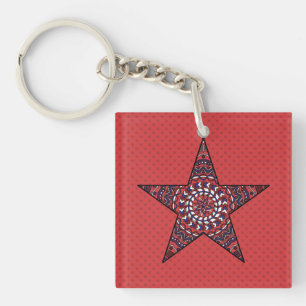 Llavero de acrílico Estrella de Independencia