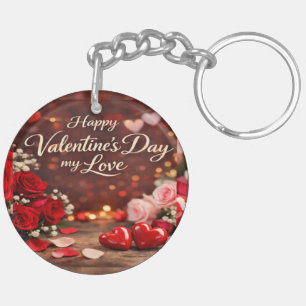 Llavero de acrílico 'Por siempre tu San Valentín'