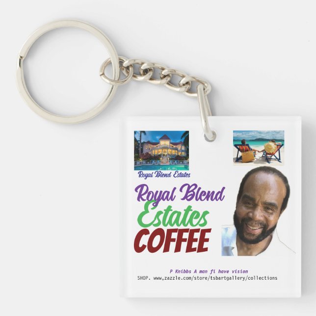 Llavero de acrílico ROYAL BLEND (Frente)