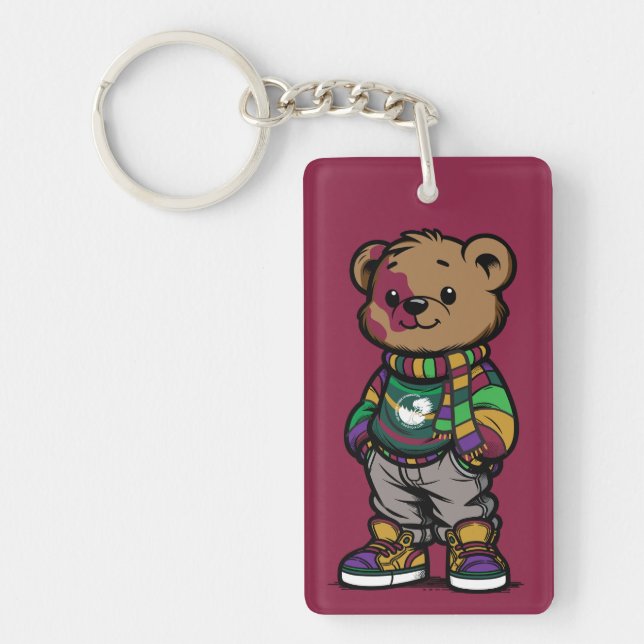 Llavero de Acrílico Webster Bear Sturge-Weber (Frente)