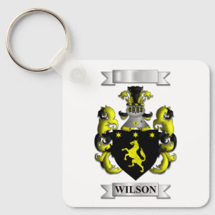 Llavero de Aluminio Apellido Wilson Familia + Escu