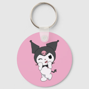 Llavero de aluminio de doble cara de Kuromi 