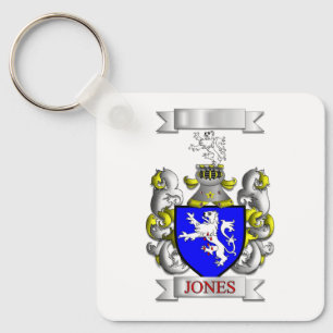 Llavero de aluminio Escudo de apellido de la famil