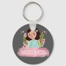 Llavero de aluminio para niñas