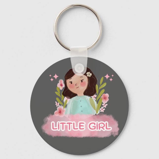 Llavero de aluminio para niñas (Anverso)