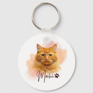 Llavero de Amante de Gatos Divertido – Mochi
