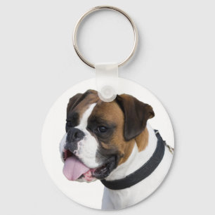 Llavero de amor de cachorro de Boxer