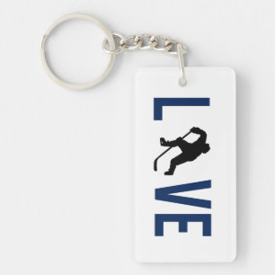 Llavero de amor por el hockey