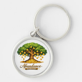 Llavero de árbol de dinero cada moneda tiene raíce