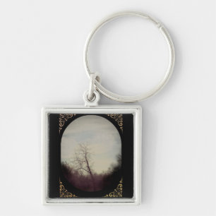 Llavero de árbol de invierno