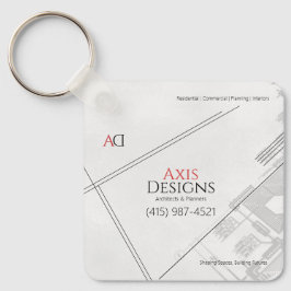 Llavero de Arquitecto | Diseño de Plano