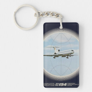 Llavero de Avión de Época Retro