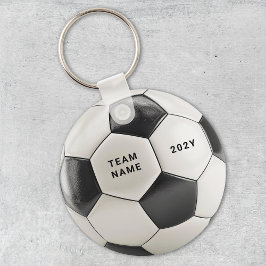 Llavero de Balón de Fútbol | Nombre del Equipo Per