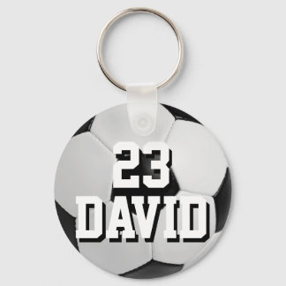 Llavero de Balón de Fútbol Personalizado Nombre y