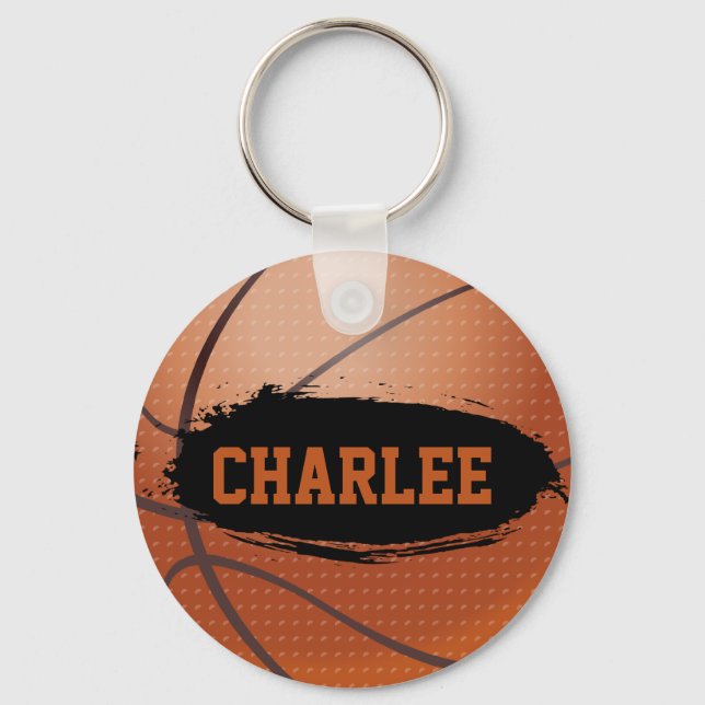 Llavero de Baloncesto Personalizado Charlee (Anverso)
