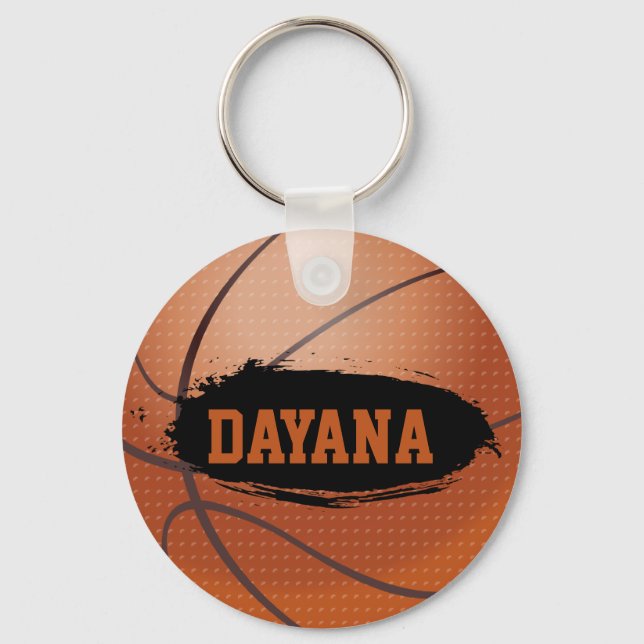 Llavero de Baloncesto Personalizado Dayana (Anverso)