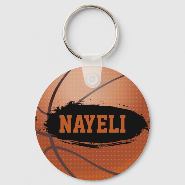 Llavero de Baloncesto Personalizado Nayeli (Anverso)