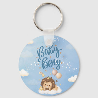 Llavero de bebé niño León Rey lindo