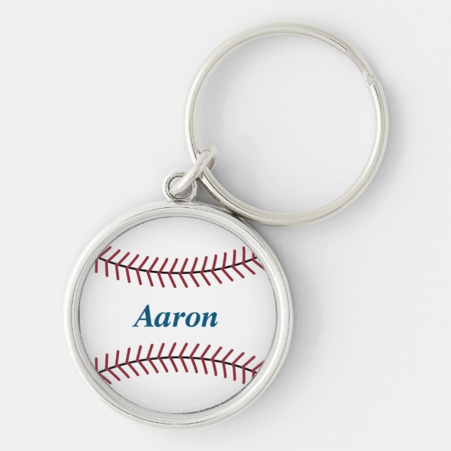Llavero de béisbol personalizado (Frente)