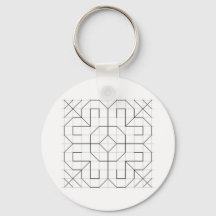 Llavero de blackwork