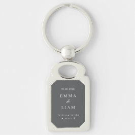 Llavero de Boda Personalizado Escrito en las Estre